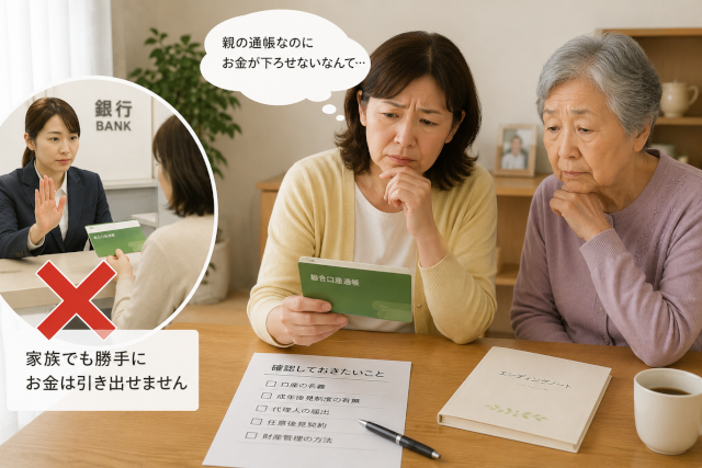 親の預金 家族 出せない